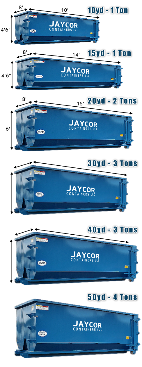 Jaycor Containers Dumpster Size Images